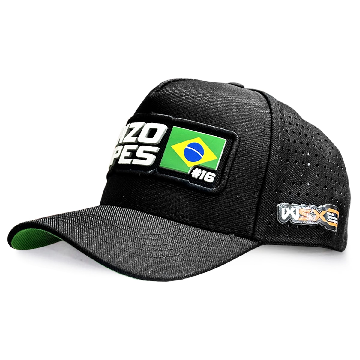 Boné Enzo Lopes #16 MXON WSX Snapback Preto