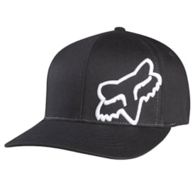 Boné Fox Flex 45 Preto Branco