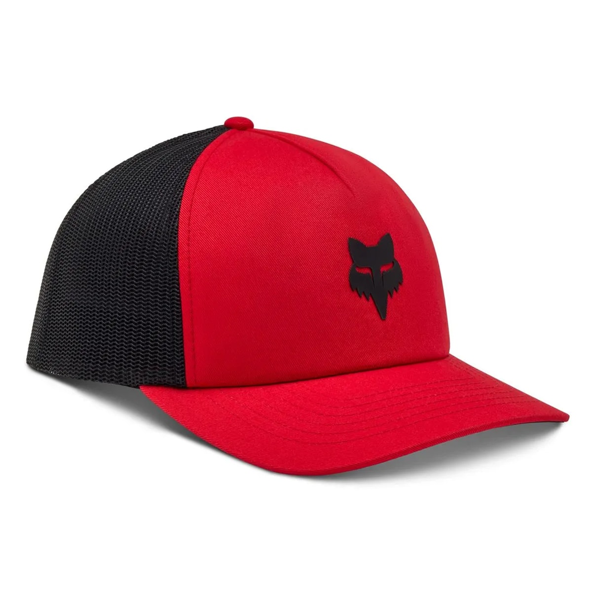 Boné Fox Head Trucker Snapback Vermelho
