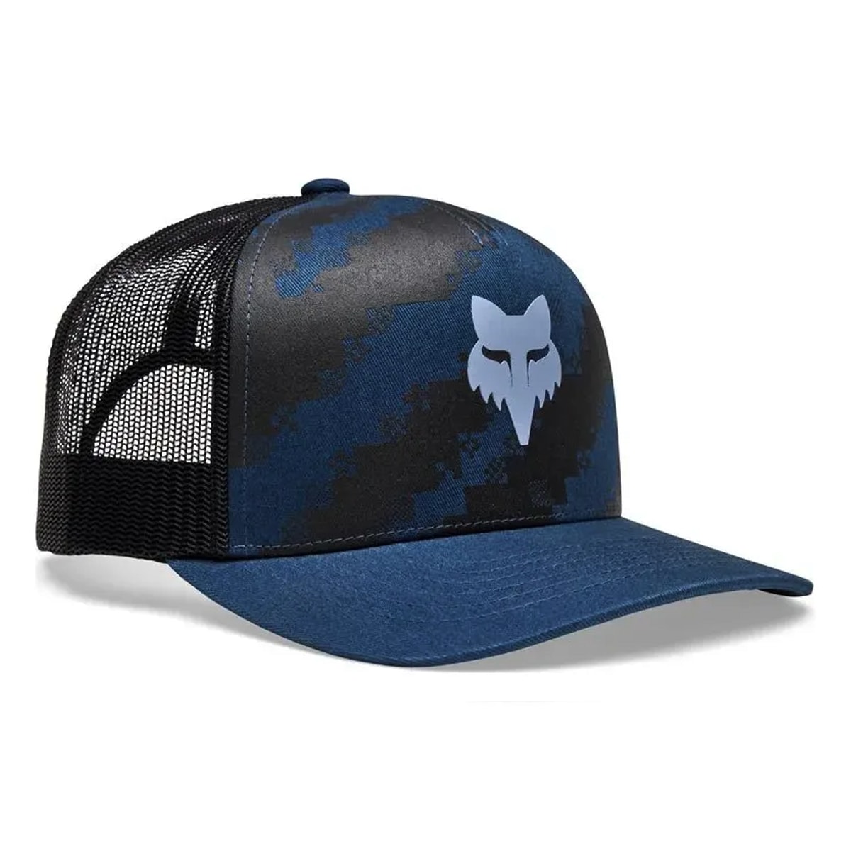 Boné Fox Image Trucker Snapback Azul Preto