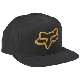 Boné Fox Instill 2.0 Snapback Preto Dourado