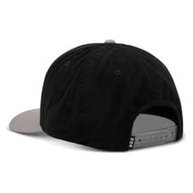 Segunda imagem do produto Boné Fox Moto-X Corduroy Snapback Preto Cinza