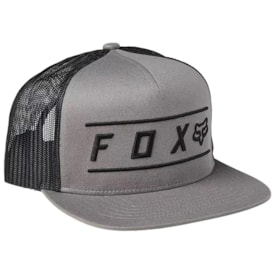 Boné Fox Pinnacle Mesh Snapback Cinza