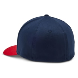 Segunda imagem do produto Boné Fox Race Spec Flexfit Azul Vermelho