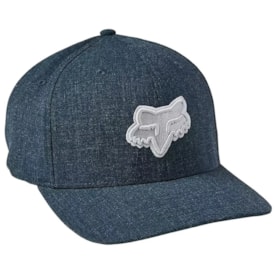 Boné Fox Transposition Flexfit Azul Cinza