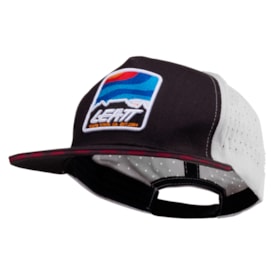 Segunda imagem do produto Boné Leatt Snapback Cape Town Branco Preto
