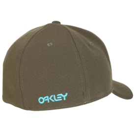 Segunda imagem do produto Boné Oakley 6 Panel Stretch Embossed New Dark Brush