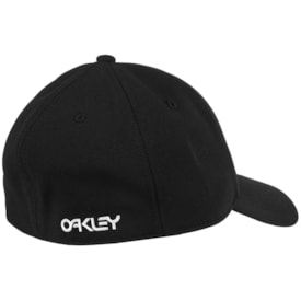 Segunda imagem do produto Boné Oakley 6 Panel Stretch Metallic Preto America