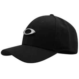 Boné Oakley Tincan Preto Cinza