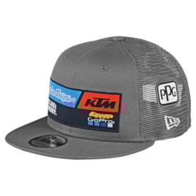 Boné Troy Lee Ktm Team Snapback Cinza