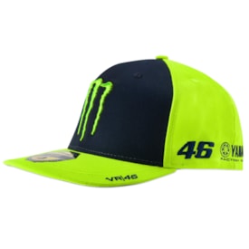 Boné Valentino Rossi Monster 46 Amarelo Fluor