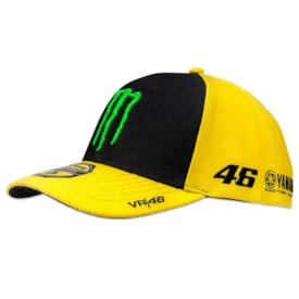 Boné Valentino Rossi Monster 46 Amarelo Preto