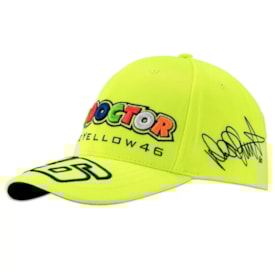 Boné Valentino Rossi The Doctor 46 Amarelo Fluor