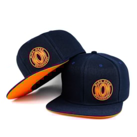 Boné Wide Open Azul Laranja