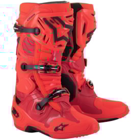 Bota Alpinestars Tech 10 Ember Limited Edition Vermelho Preto