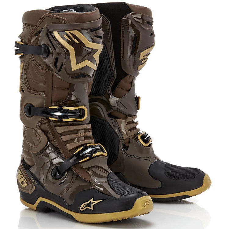 Bota Alpinestars Tech 10 Squad Limited Edition Marrom