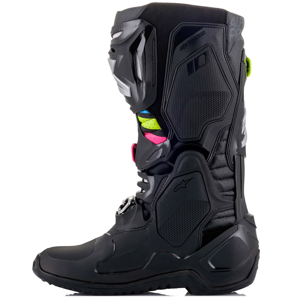 Bota Alpinestars Tech 10 Supervented Preto Rosa