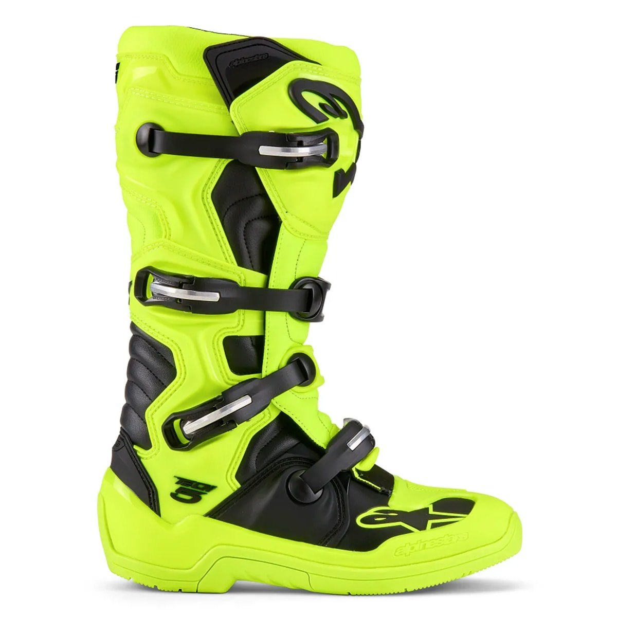 Segunda imagem do produto Bota Alpinestars Tech 5 Amarelo Fluor Preto