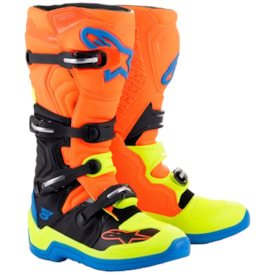 Bota Alpinestars Tech 5 Laranja Fluor