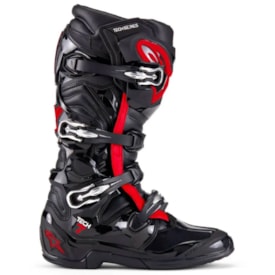 Segunda imagem do produto Bota Alpinestars Tech 7 Nova 25 Preto Vermelho