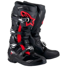 Bota Alpinestars Tech 7 Preto Vermelho