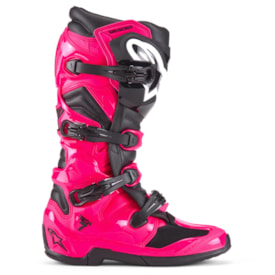 Segunda imagem do produto Bota Alpinestars Tech 7 Rosa Preto