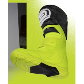 Segunda imagem do produto Bota Asw Elevate Amarelo Fluor Preto