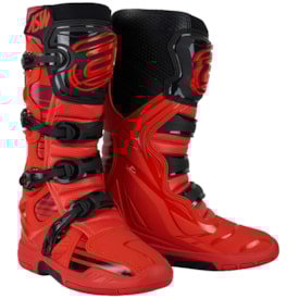 Bota Asw Elevate Vermelho Preto