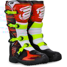 Bota Asw Fusion Strokes Vermelho