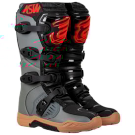 Bota Asw Image Enduro Preto Cinza