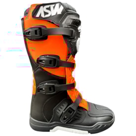Segunda imagem do produto Bota Asw Image Enduro Preto Laranja Fluor