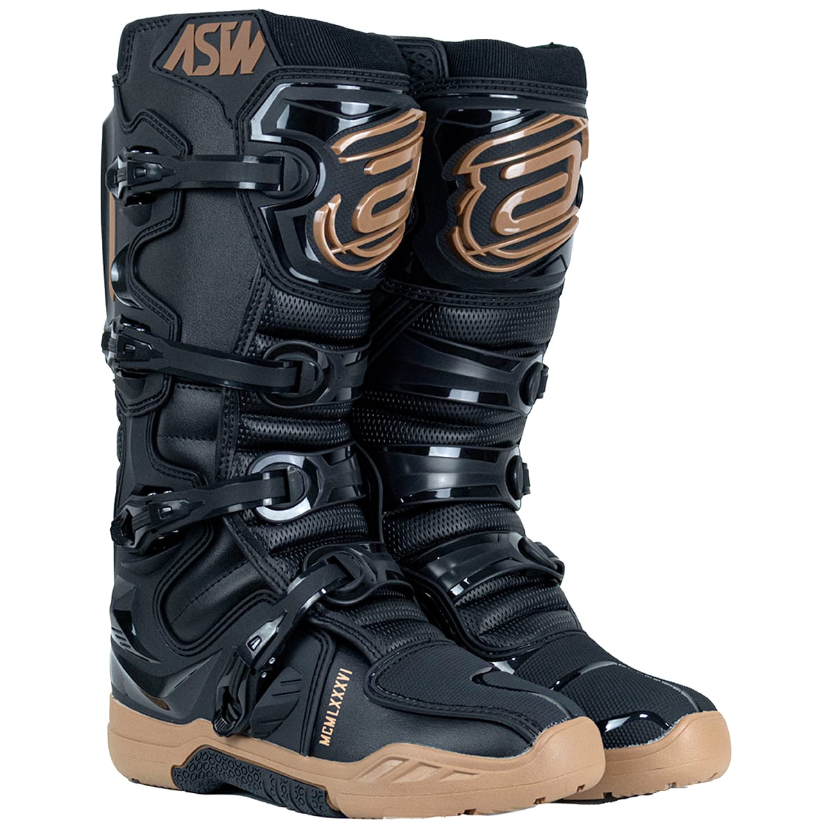 イギリス軍 e boots 6L Bota Asw Image Enduro Preto Marrom