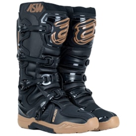 Bota Asw Image Enduro Preto Marrom