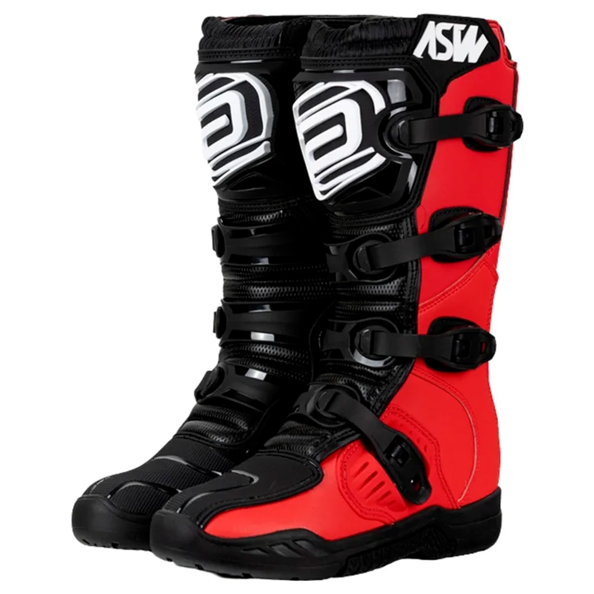 Segunda imagem do produto Bota Asw Image Enduro Preto Vermelho
