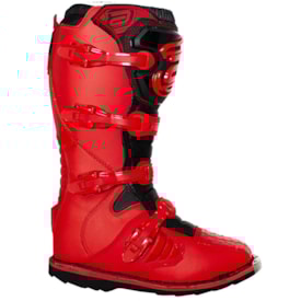 Segunda imagem do produto Bota Asw Mx Preto Vermelho
