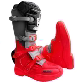 Segunda imagem do produto Bota Ims Revolution 25 Preto Vermelho