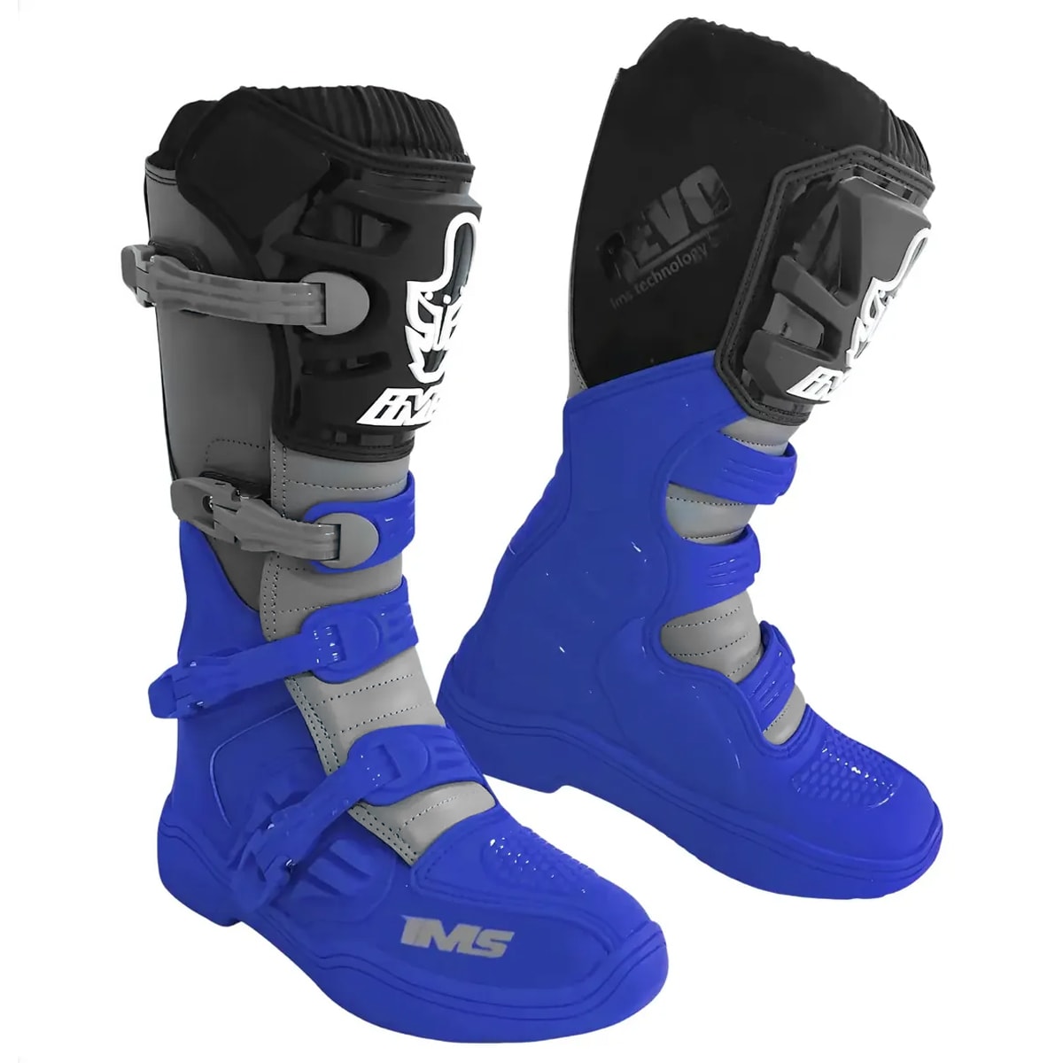 Bota Ims Revolution Preto Azul Cinza
