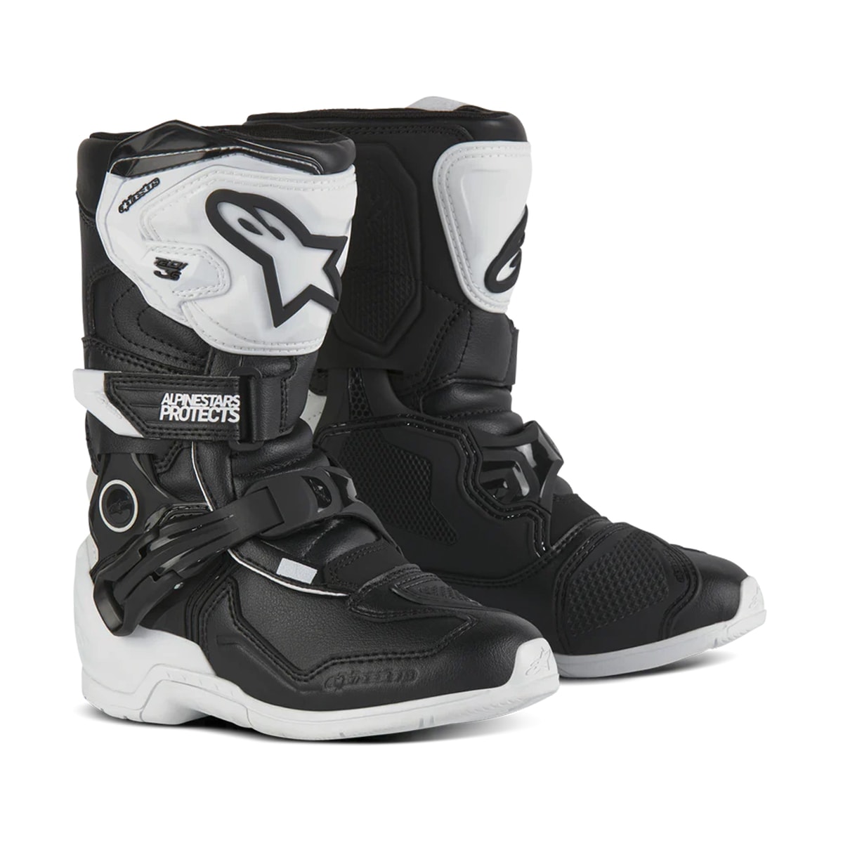 Bota Infantil Alpinestars Tech 3S Kids Branco Preto
