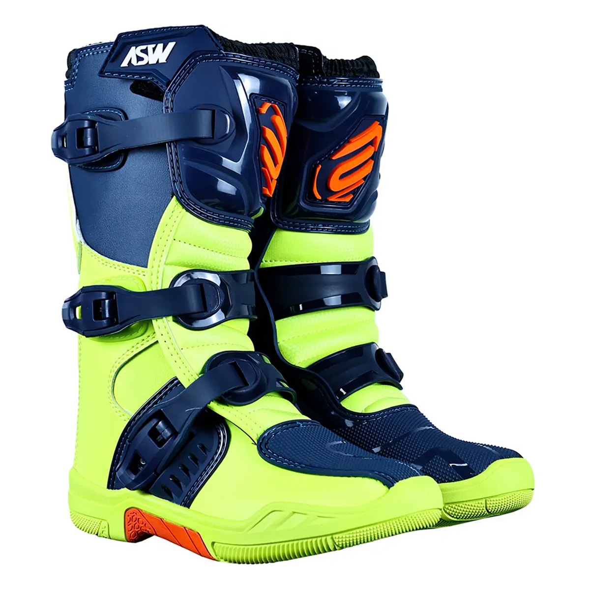 Bota Infantil Asw Kids Amarelo Fluor