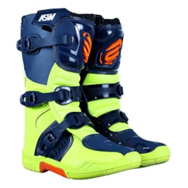 Bota Infantil Asw Kids Amarelo Fluor