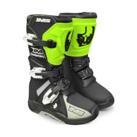 Bota Infantil Ims Robust 26 Preto Cinza Fluor