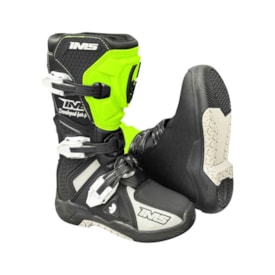 Segunda imagem do produto Bota Infantil Ims Robust 26 Preto Cinza Fluor
