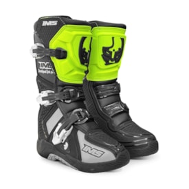 Bota Infantil Ims Robust 26 Preto Cinza Fluor