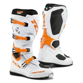 Bota Infantil Tcx Comp Evo Branco Laranja