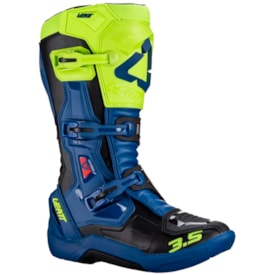 Segunda imagem do produto Bota Leatt 3.5 Azul Verde