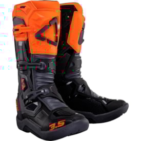 Bota Leatt 3.5 Preto Laranja