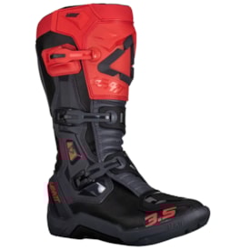 Segunda imagem do produto Bota Leatt 3.5 Preto Vermelho