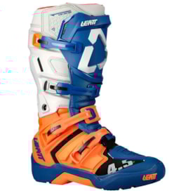 Segunda imagem do produto Bota Leatt 4.5 Enduro Laranja Azul