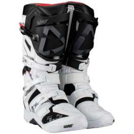 Bota Leatt 5.5 Flexlock Branco Preto