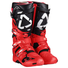 Bota Leatt 5.5 Flexlock Vermelho Preto